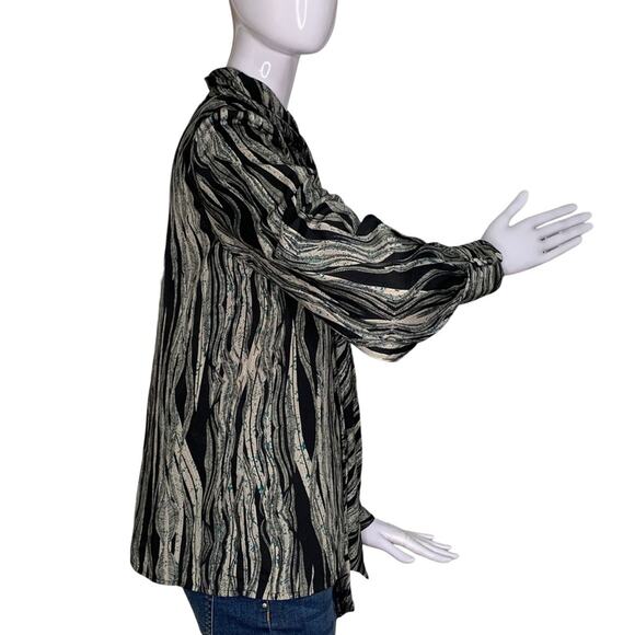 W118 by Walter Baker Blouse Long Sleeve Tie on Neck Size S - Picture 7 of 14